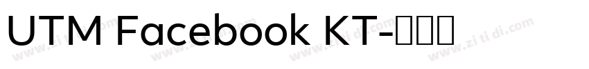 UTM Facebook KT字体转换